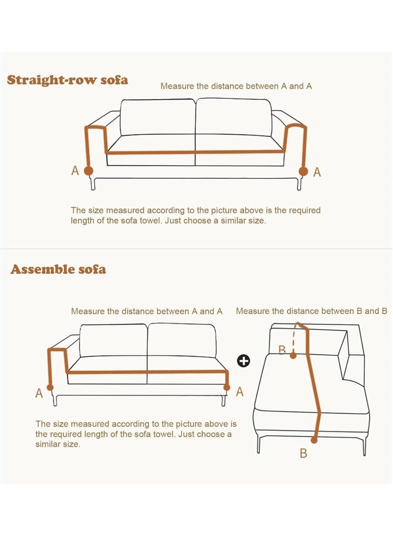 180*150cm Sofa Cover, Stylish Sofa Cover, Chenille Furniture Sofa Slipcovers Towel, Chenille Material Double Sided Sofa Towel, Four Seasons Available Both Sides (Green, 180*150cm) - Image 2